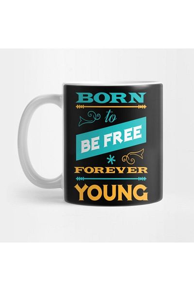 TatFast كوب Born To Be Free، هدية، مهر، عرض