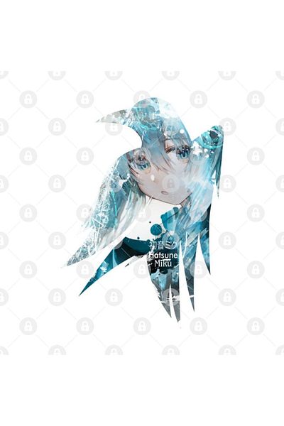 TatFast Raven's Cloak Miku Water Color Mug, Gift, Dowry, Presentation