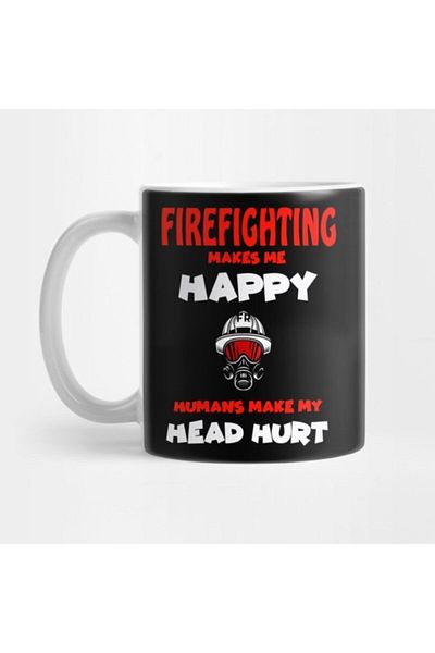 TatFast مزيج من Firefighting - كأس Fireman، هدية، مهر، حامل عرض