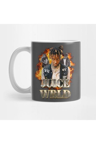 TatFast تي شيرت Juice Wrld Tribute Vintage - كوب، هدية، مهر، عرض تقديمي