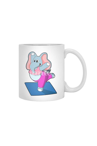Fizello كوب أبيض للسيدات لليوجا من Elefant