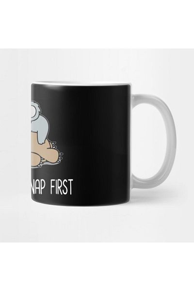TatFast Lets Take A Nap First Funny Lazy Sloth With Lazy Koala Mama Bear Napping Mug