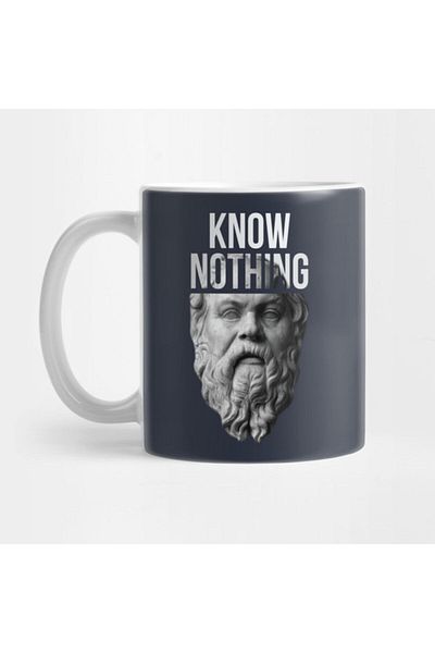 TatFast Socrates Know Nothing Fun Ancient Greek Philosophyfor Philosophers Teachers Artists Weirdos And Mug