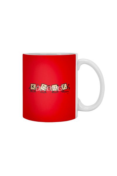 Fizello جنون. كوب أبيض، هدية، مهر، عرض