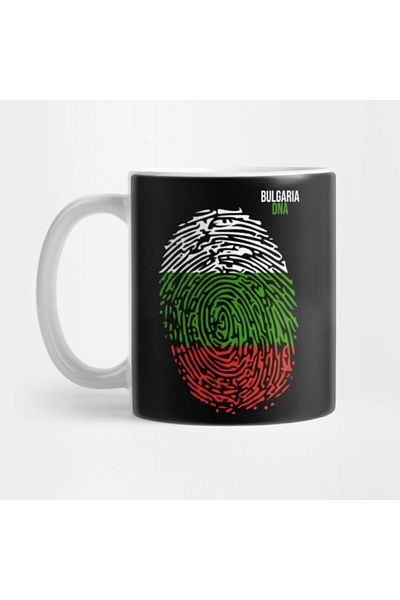 TatFast Bulgaria Flag - Cool Bulgarian Dna Patterned Mug, Gift, Dowry and Presentation Holder
