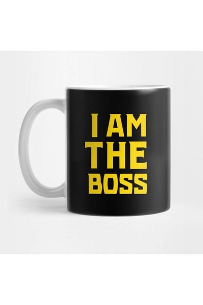TatFast كوب I Am The Boss (ذهبي)، هدية، مهر، عرض