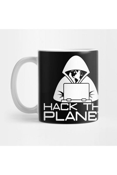 TatFast كوب كمبيوتر محمول Hack The Planet - كوب كمبيوتر محمول Hacking Anonymous، هدية ومهر وعرض