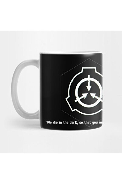 TatFast Scp Foundation Logo Horror Kupa, Hediyelik, Çeyizlik, Sunumluk