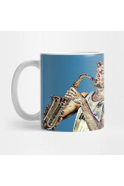 TatFast Saxophone Mug, Gift, Dowry, Presentation