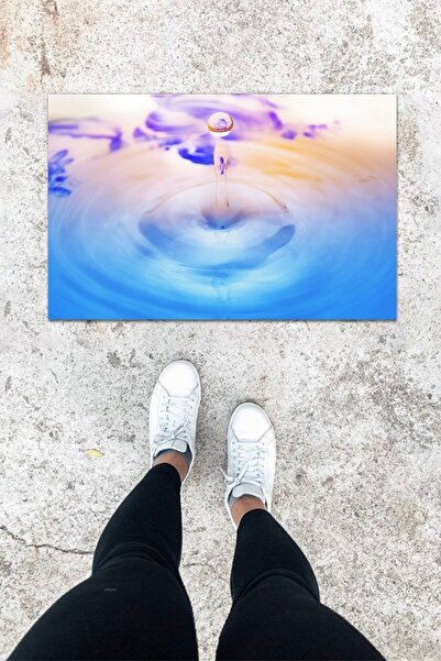 Dormot Home Imprimare digitală Mop pentru ușă cu model de picături în interio...