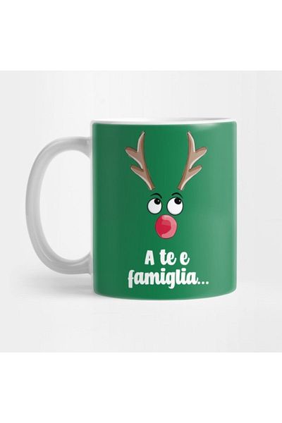 TatFast كوب عيد الميلاد A Te E Famiglia، هدية، مهر، عرض