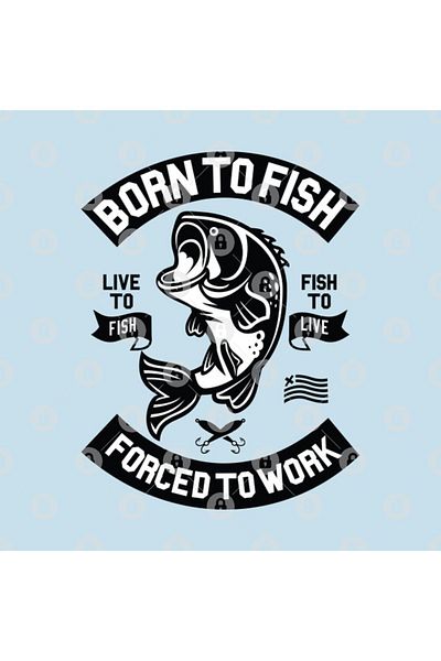 TatFast كوب من Born To Fish Forced To Work، هدية، هدية، هدية