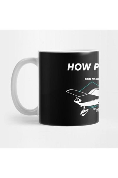 TatFast كوب هندسي مضحك لمهندسي الفضاء من How Planes Fly