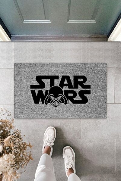 Dormot Home Μοντέρνα ψηφιακή εκτύπωση - Γκρι Star Wars Doormat- Πατάκι μπροστ...