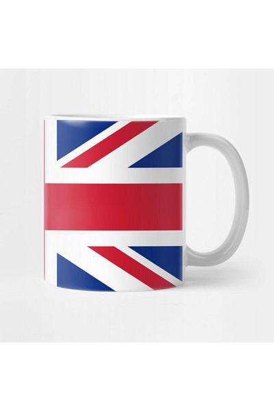 TatFast English Union Jack Flag Mug, Gift, Dowry, Presentation Holder