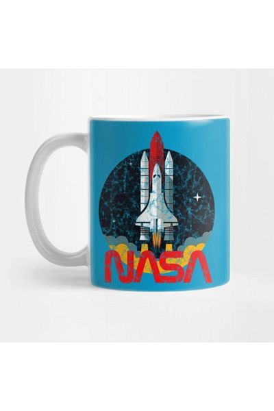 TatFast Vintage Nasa Space Shuttle Mug, Gift, Dowry, Presentation