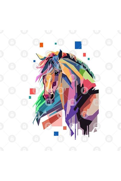 TatFast كوب فني على شكل حصان، هدية، مهر، عرض