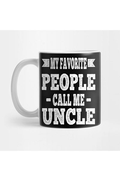 TatFast كوب My Favorite People Call Me Uncle، هدية، مهر، عرض