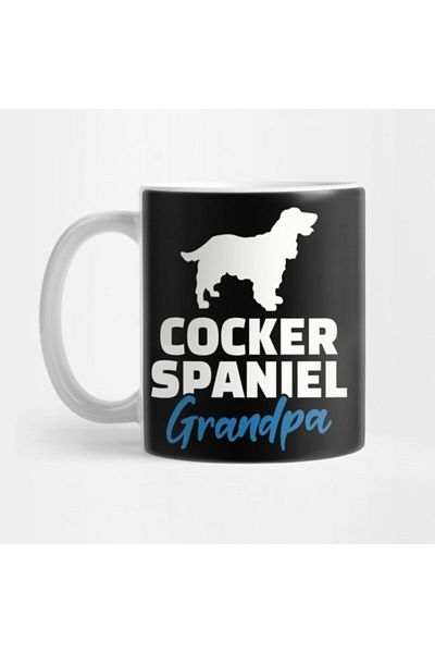 TatFast Cocker Spaniel Grandpa Mug, Gift, Dowry, Presentation Holder
