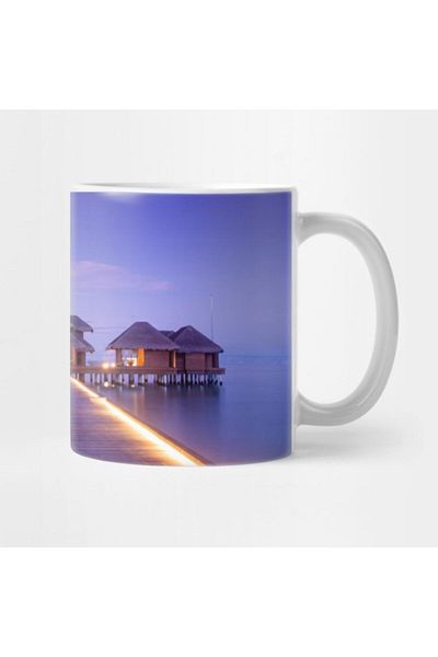 TatFast Purple Sunset Maldives Mug, Gift, Dowry, Presentation