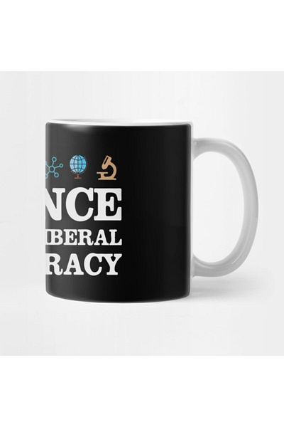 TatFast Science Is Not a Liberal Conspiracy Mug, Gift, Dowry, Presentation