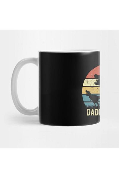 TatFast Daddysaurus Rex - Relaxed Cut Dino Printed Mug