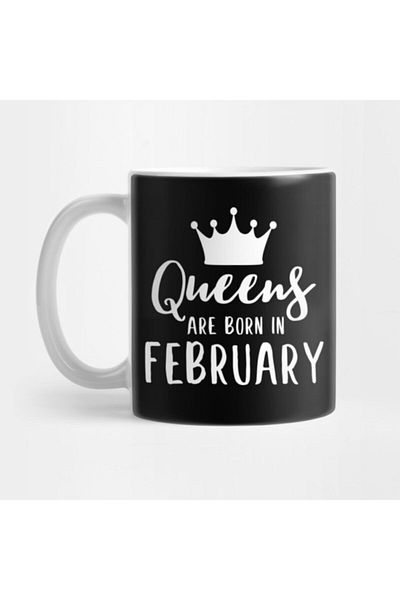 TatFast February Queen Birthday Designed Mug - Gift, Dowry, Presentation
