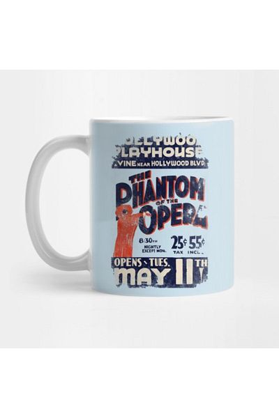 TatFast The Phantom Of The Opera Playbill، كوب متعثر، هدية، مهر، عرض