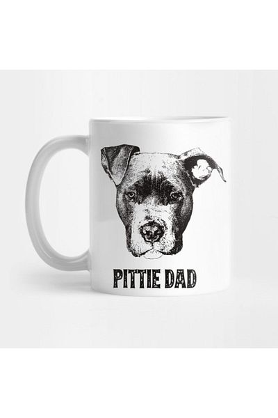 TatFast كوب Pittie Dad American Pit Bull Terrier، هدية، هدية، هدية