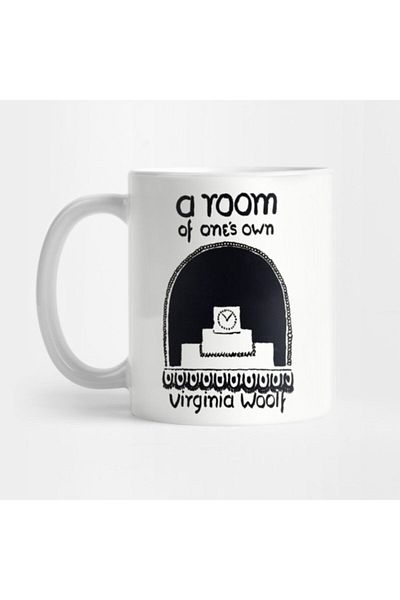 TatFast غلاف كتاب Virginia Woolf'A Room Of One's Own' - كوب، هدية، مهر، عرض