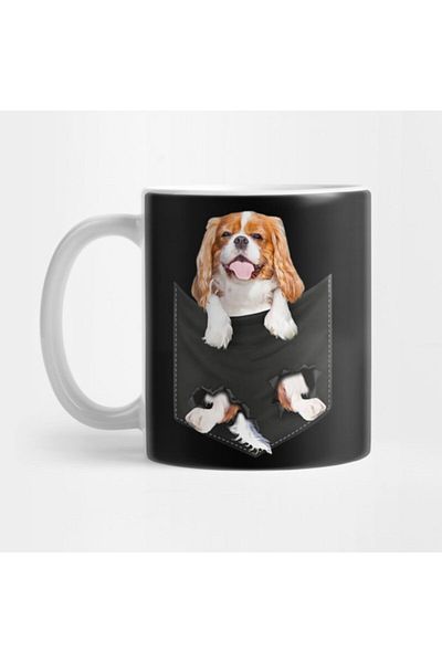 TatFast Dog in Your Pocket Cavalier King Charles Spaniels Mug, Gift, Dowry, Presentation