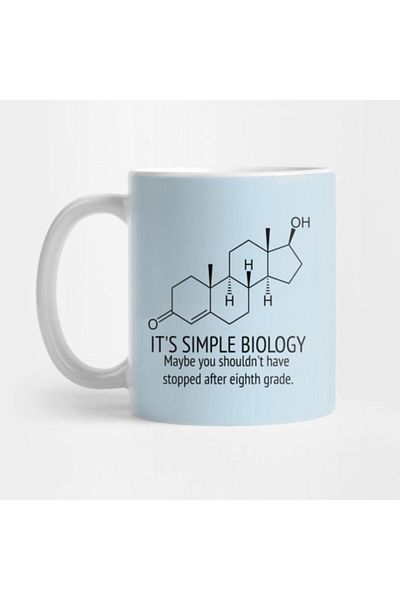 TatFast Testosterone: It's Simple Biology Mug, Gift, Dowry, Presentation