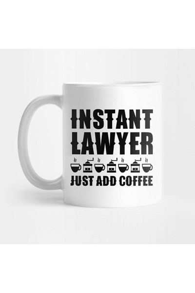 TatFast Lawyer Instant - كوب تقديم المهر باللون البني