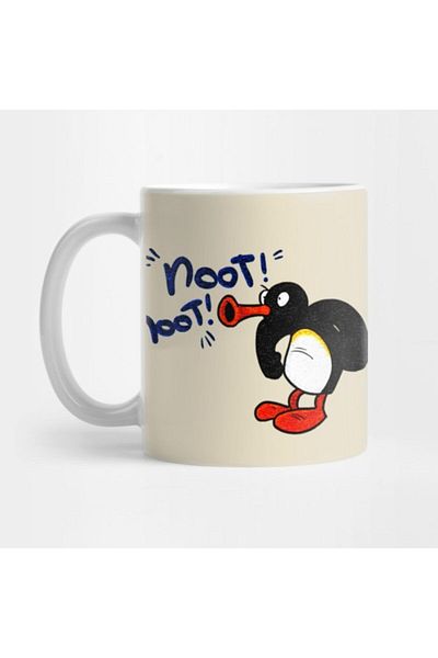 TatFast كوب Noot Noot Animal، هدية، مهر، حامل عرض