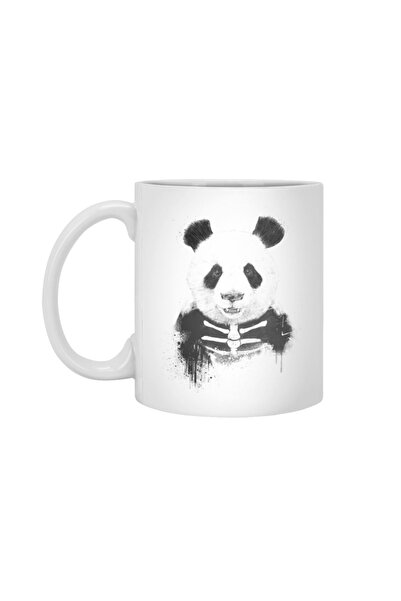 Fizello Zombie Panda White Mug, Gift, Dowry, Presentation