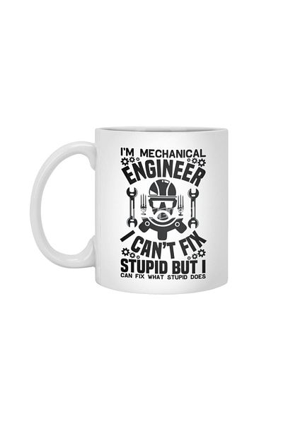Fizello هدية ميكانيكية من Engineer Crafts، كوب أبيض، هدية، مهر، حامل عرض