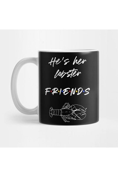 TatFast كوب قهوة من He's Every Lobster، هدية، مهر، كوب قهوة للعرض