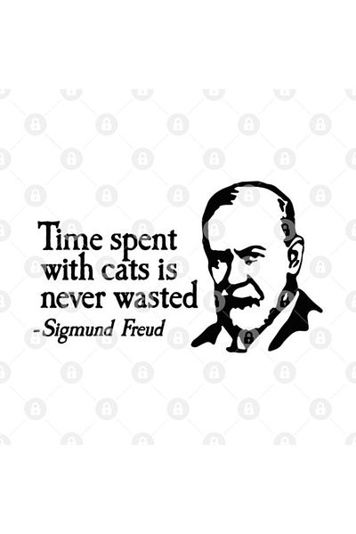 TatFast كوب العلاج Time Spent With Cats Is Never Wasted Sigmund Freud
