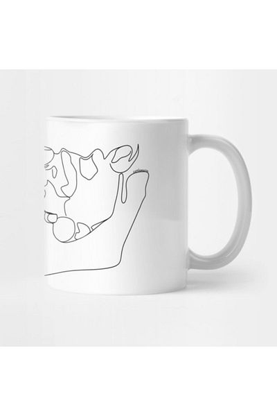 TatFast Skam France Line Art - هدية كأس إليوت ولوكاس