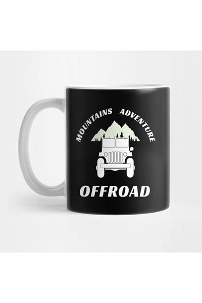 TatFast Mountains Adventures Off Road Southern Country Girl Mudding Mud And Mascara Offroading 4x4 Gift Mug