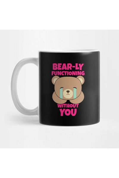 TatFast Long Distance Design for Funny Bear Lovers Mug, Gift, Dowry, Presentation