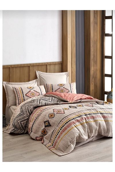 Cotton Box Set cuvertură de pilota dublu matlasată Felix Tile Multifunctional Four Seasons