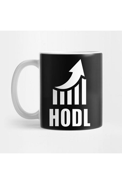 TatFast Hodl! Cryptocurrency Investing Mug, Gift, Dowry, Presentation Holder