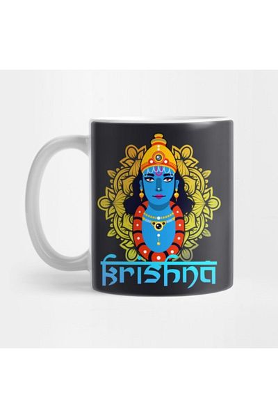 TatFast كوب هدية كريشنا ماندالا الهندوسية، هدية، مهر، هدية