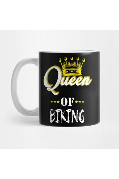 TatFast Queen of Biking Mug, Gift, Dowry, Presentation