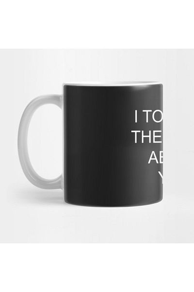 TatFast كوب I Told My Therapist About You، هدية، مهر، عرض