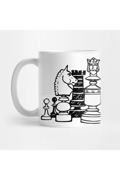 TatFast Chess Game Logo. Bishop Mug, Gift, Dowry, Presentation Holder