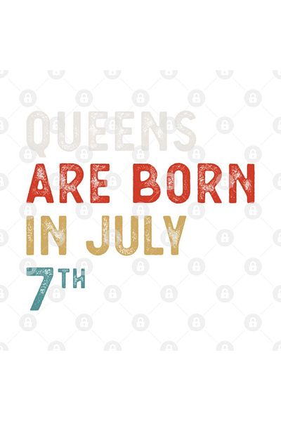TatFast Queens Are Born In July 07 Th Vintage Retro Birthday Gift Mug