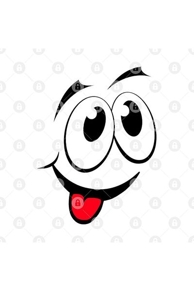 TatFast وجه سعيدSmile Face Sassy Funny Eyes Lips Nose Circle Womens Mens Laughing Graphic Tee Mug