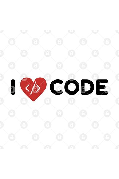 TatFast كوب I Love Code Break Coding Hacking، هدية، مهر، عرض